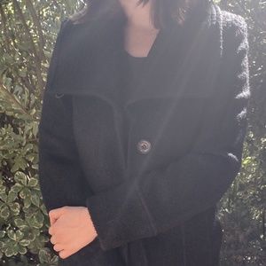 Kenneth Cole black trench coat